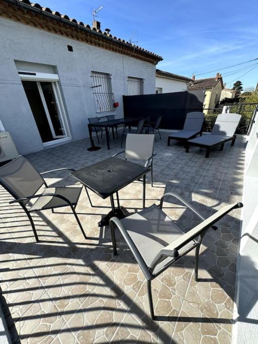 Appartement Sabatier T4 Avec Terrasse Et Jardin Carcassonne Exteriör bild